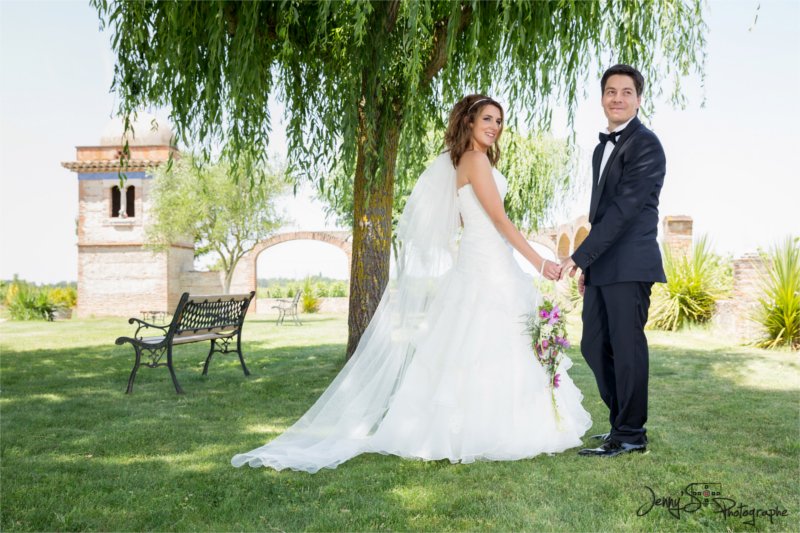 Mariage sur le thème des vignes - château Saint Louis (82)